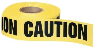 Product image: TAPE CAUTION YELLOW 3-IN 1000-FT