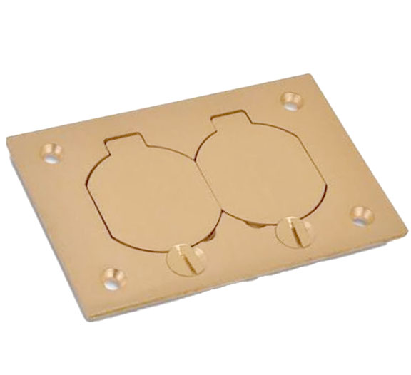 Product image: STL-CTY P64-DS PLT W/DPLX RCPT LIDS