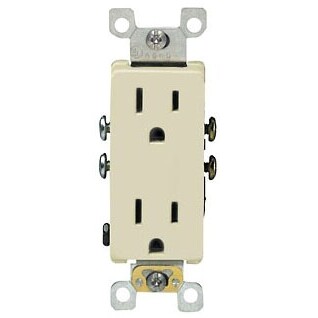 Product image: LEV 5325-SI IV DPLX RCPT-N5-15R
