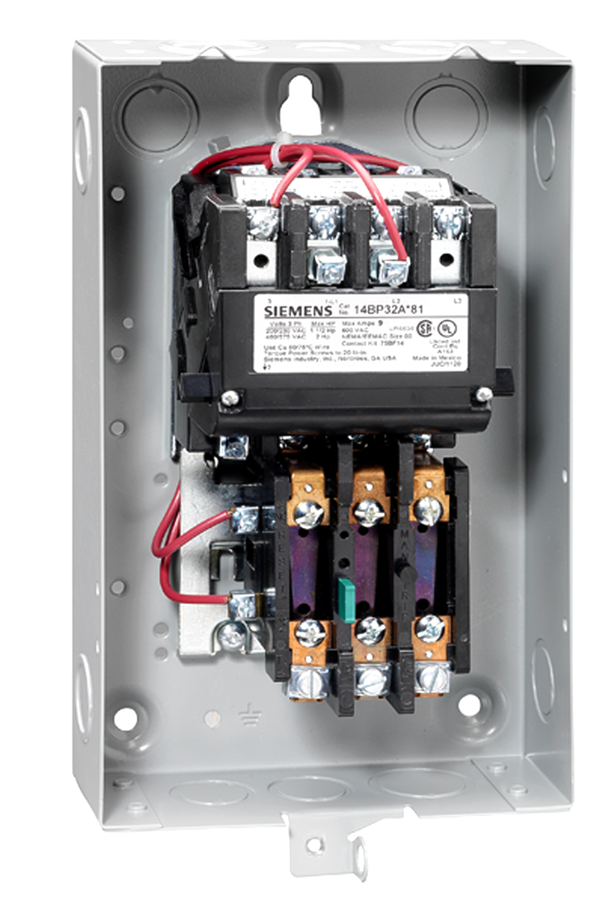 Product image: SIEMENS 14BP32BA81 STARTER FVNR SZ00 3PH